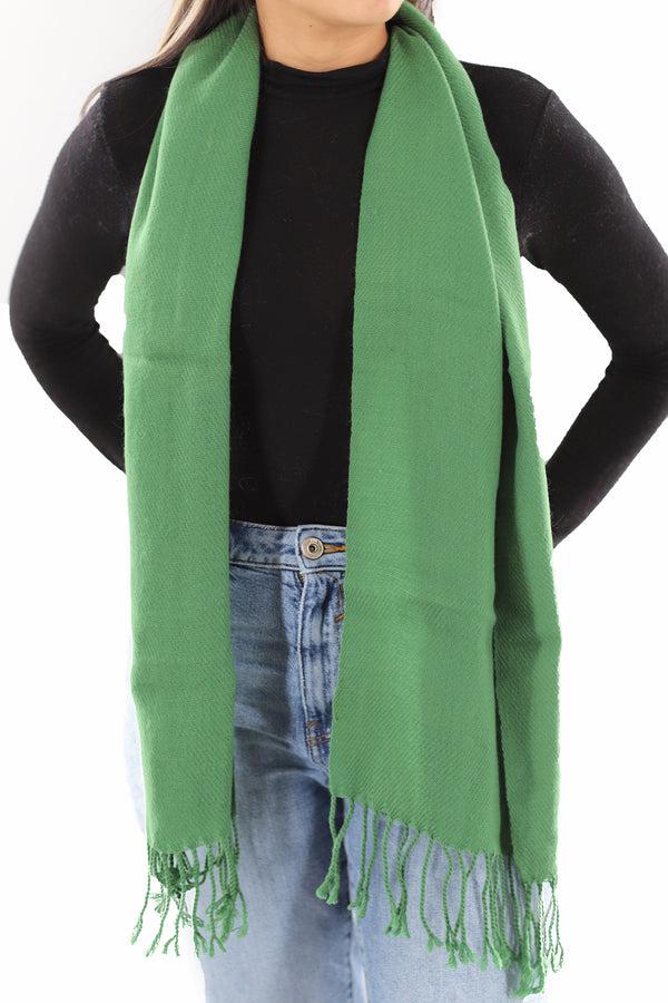 la fiorentina Lightweight Acrylic Scarf - Green