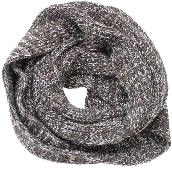 La Fiorentina Marled Yarn Snood - Brown