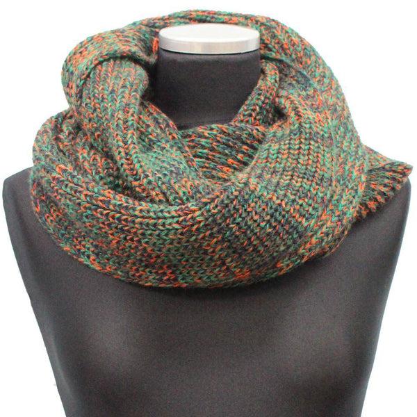 La Fiorentina Marled Yarn Snood - Green