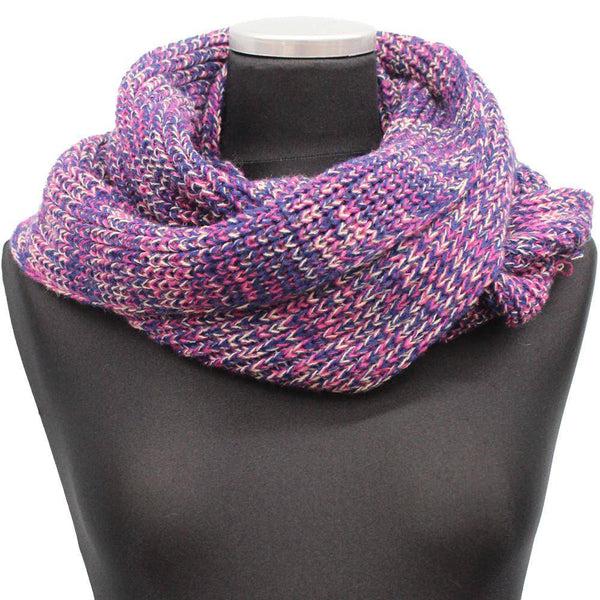 La Fiorentina Marled Yarn Snood - Purple