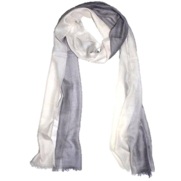 la fiorentina Ombre Scarf - Grey/Ivory