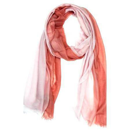 la fiorentina Ombre Scarf - Pink/Orange