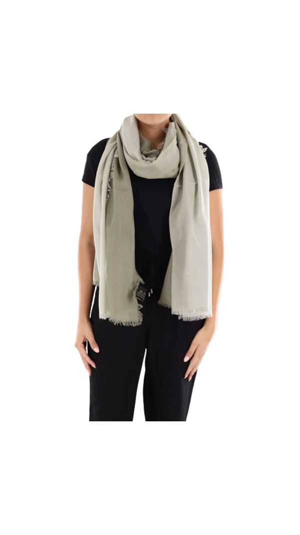 la fiorentina Ombre Scarf with Frayed Border