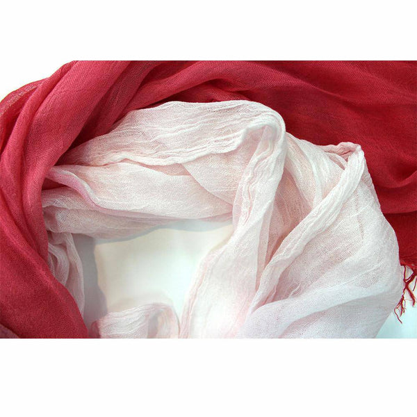 La Fiorentina Ombre Shaded Shawl - Pink/Ivory