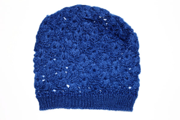 La Fiorentina Open Knit Crochet Set - Royal Blue
