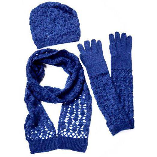 la fiorentina Open Knit Crochet Set - Royal Blue