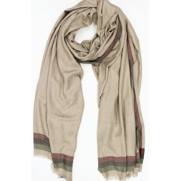 la fiorentina Oversized Vest/Oblong Scarf - Camel