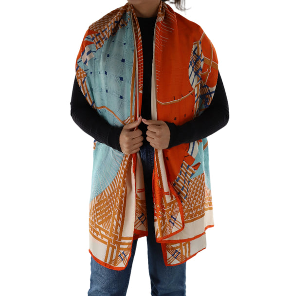 La Fiorentina Patterned Scarf