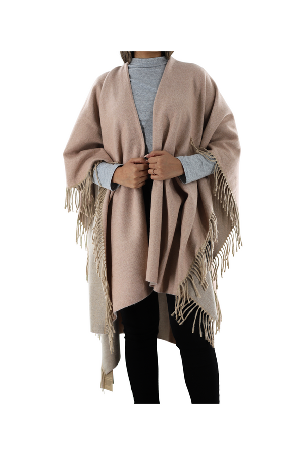 la fiorentina Ruana with fringe