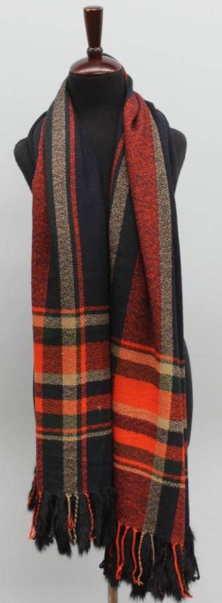 La Fiorentina Scarf With Fur Trim