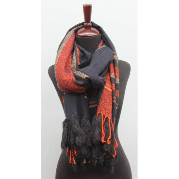 la fiorentina Scarf with Fur Trim