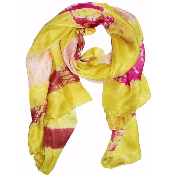 la fiorentina Silk Tie Dye - Yellow
