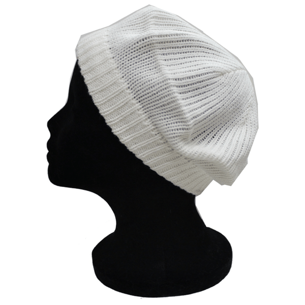la fiorentina Solid Knit Beret-Ivory