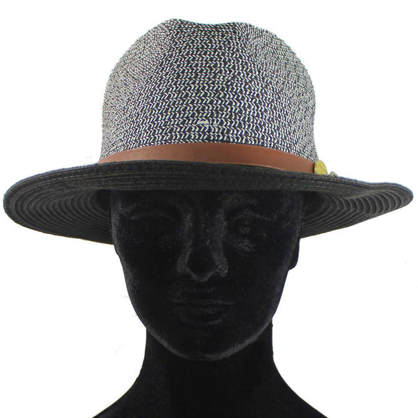La Fiorentina Straw Hat-Black/White
