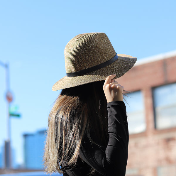 la fiorentina Straw Hat-Brown