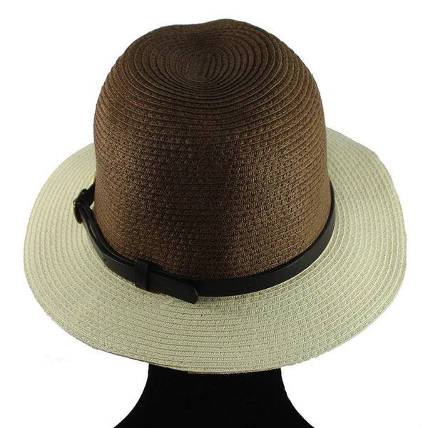La Fiorentina Straw Hat-Coco Brown