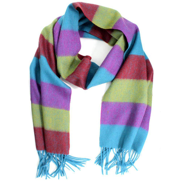 la fiorentina Wool/Cashmere Muffler-Aqua