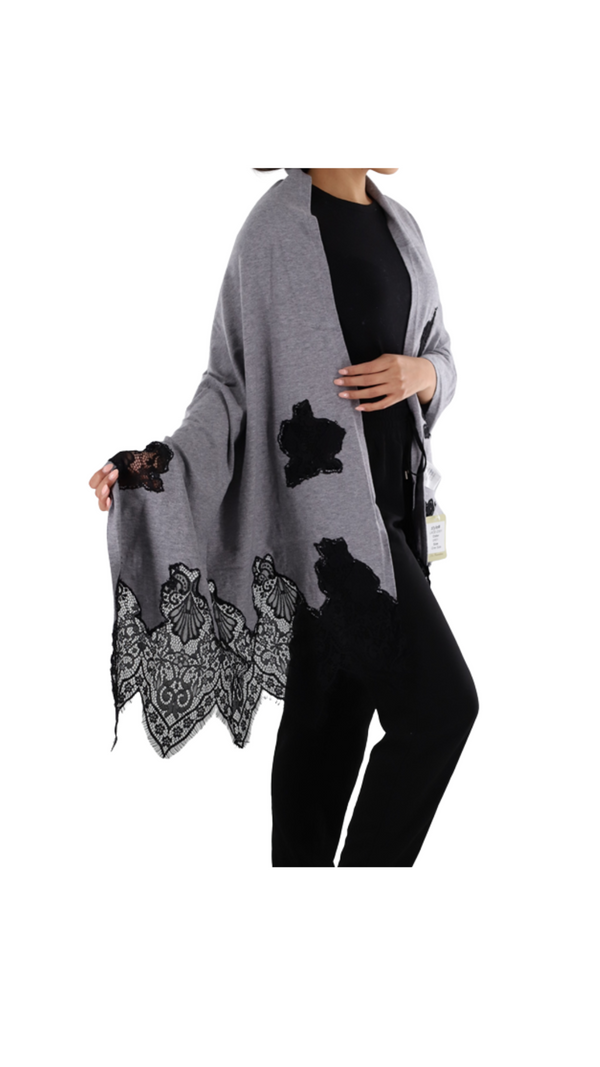 La Fiorentina Wrap With Lace Detail