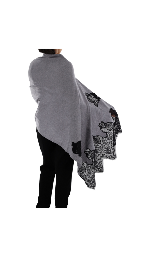 La Fiorentina Wrap With Lace Detail