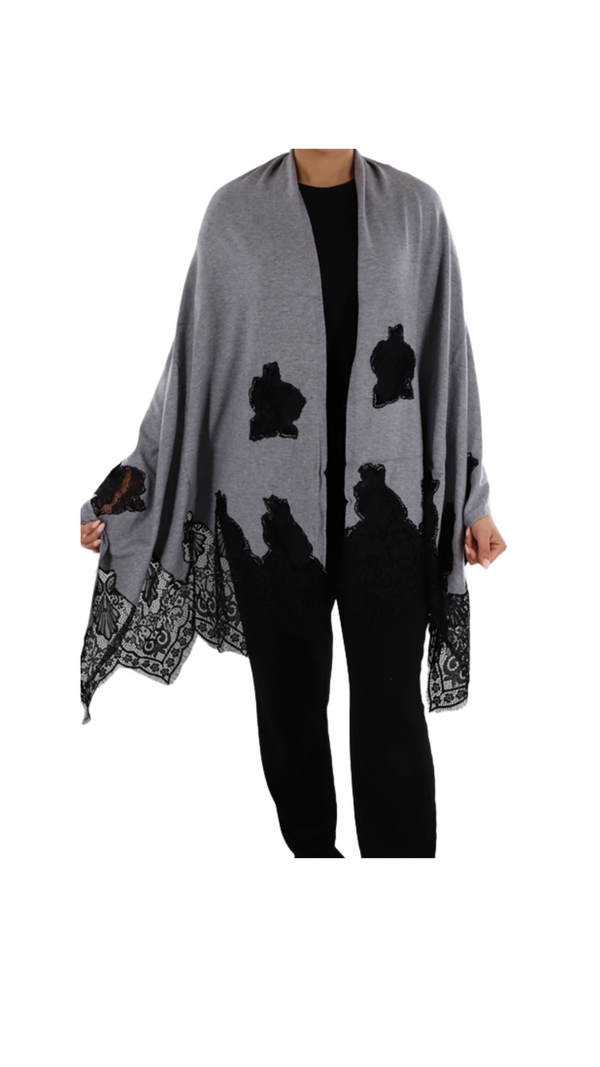 la fiorentina Wrap with lace detail