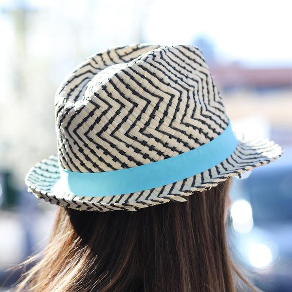 la fiorentina ZigZag Straw hat