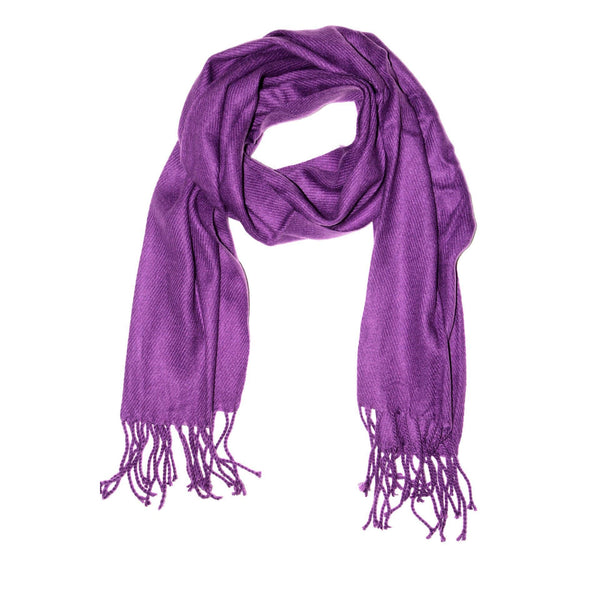 La Fiorentina Lightweight Acrylic Scarf - Dark Purple