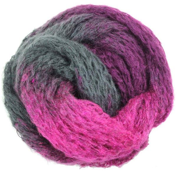 la fiorentina Mohair-like Space Dyed Infinity Muffler-Pink/Purple Combo