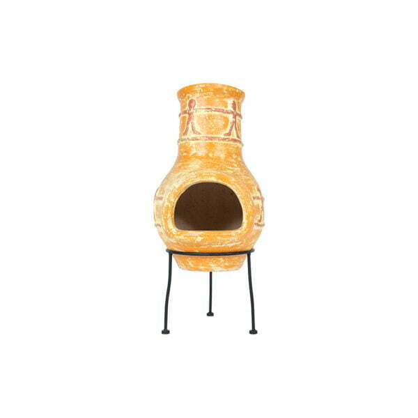 la hacienda Companero Small Clay Chimenea