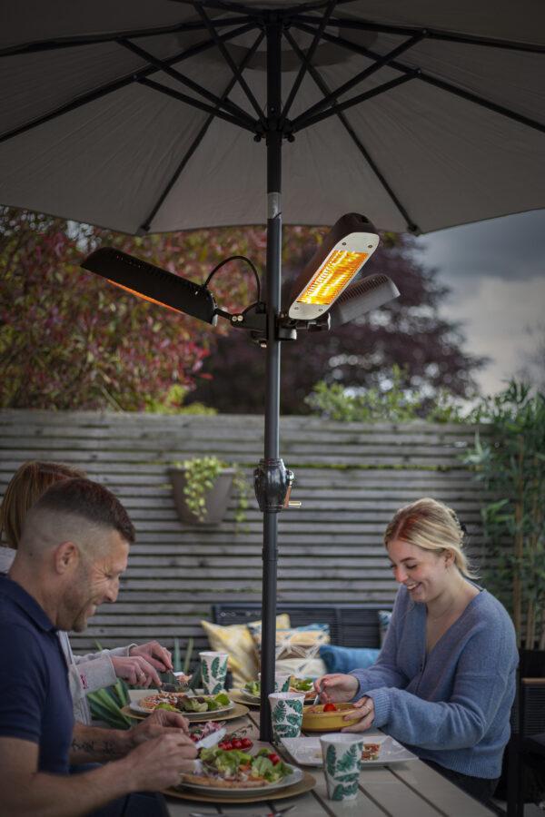 La Hacienda Folding Parasol Heater