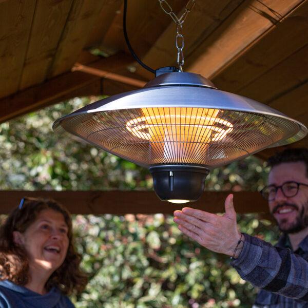 La Hacienda Hanging Heater Silver