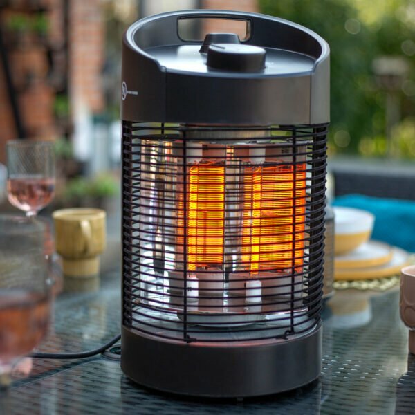 La Hacienda Nero Rotating Tabletop Heater