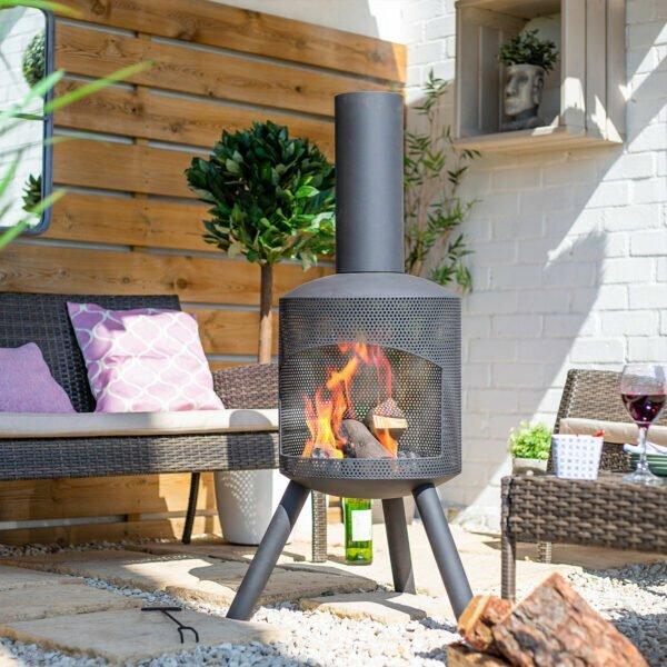 La Hacienda Santana Perforated Fireplace