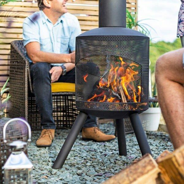 La Hacienda Santana Perforated Fireplace