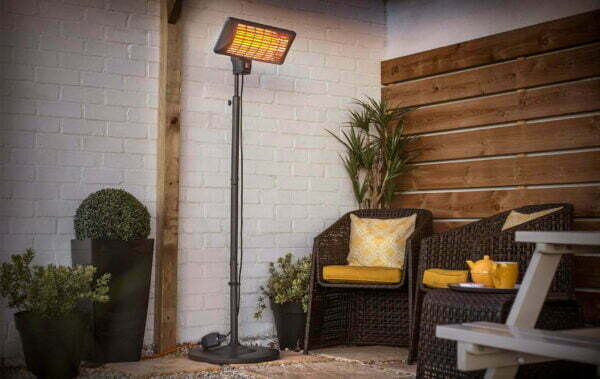 La Hacienda Standing Quartz Heater
