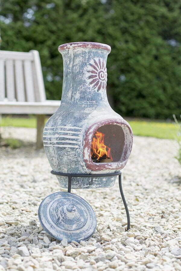 La Hacienda Swirl Small Chimenea
