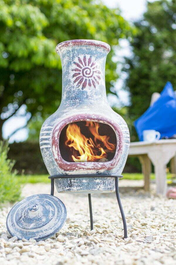 La Hacienda Swirl Small Chimenea