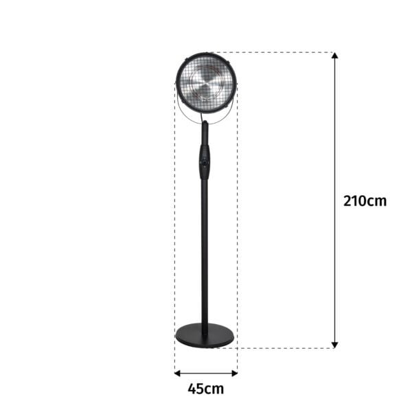 La Hacienda Vintage Searchlight Heater