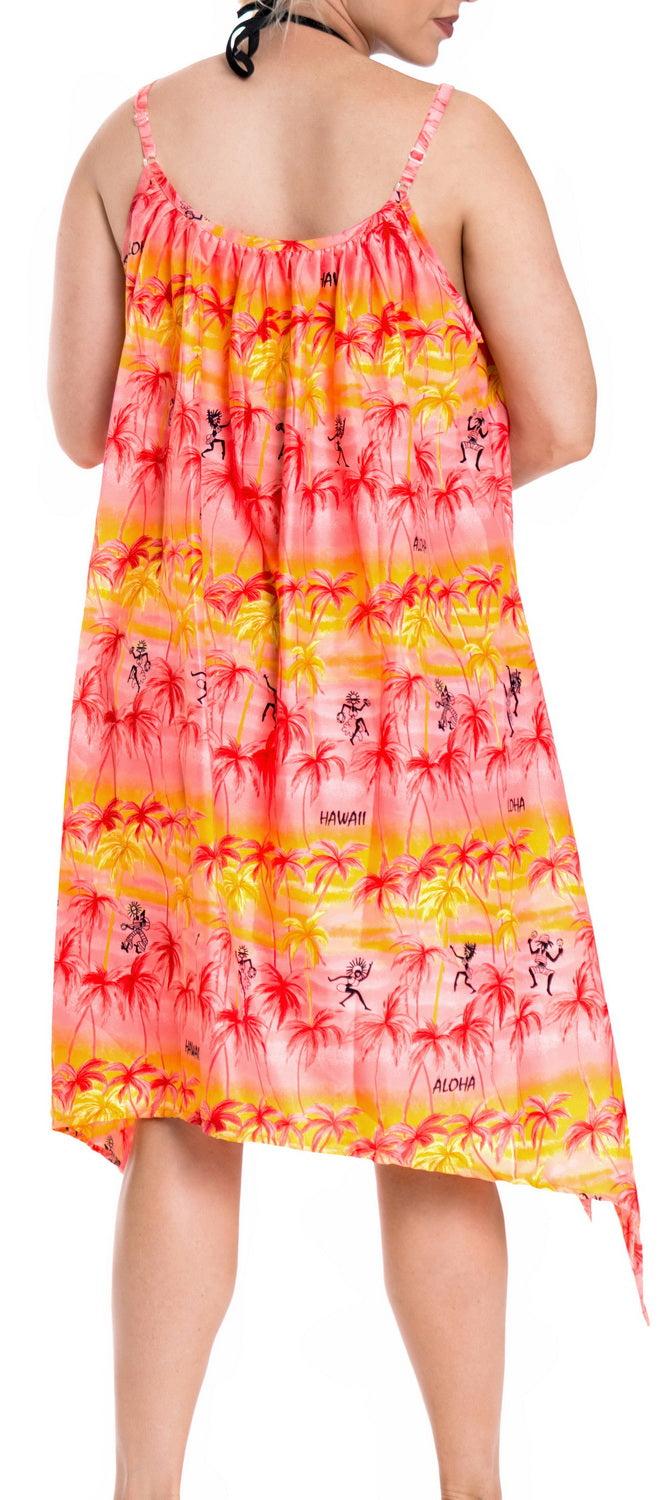 La Leela Beachwear Bikini Beach Cover Up Swimwear Swimsuit Top Women Red Cover Up Red