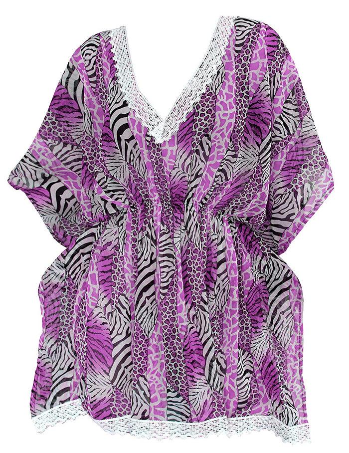 La Leela LA LEELA Bikini Swimwear Swimsuit Beach Cover Ups Women Dress Satin Stripe