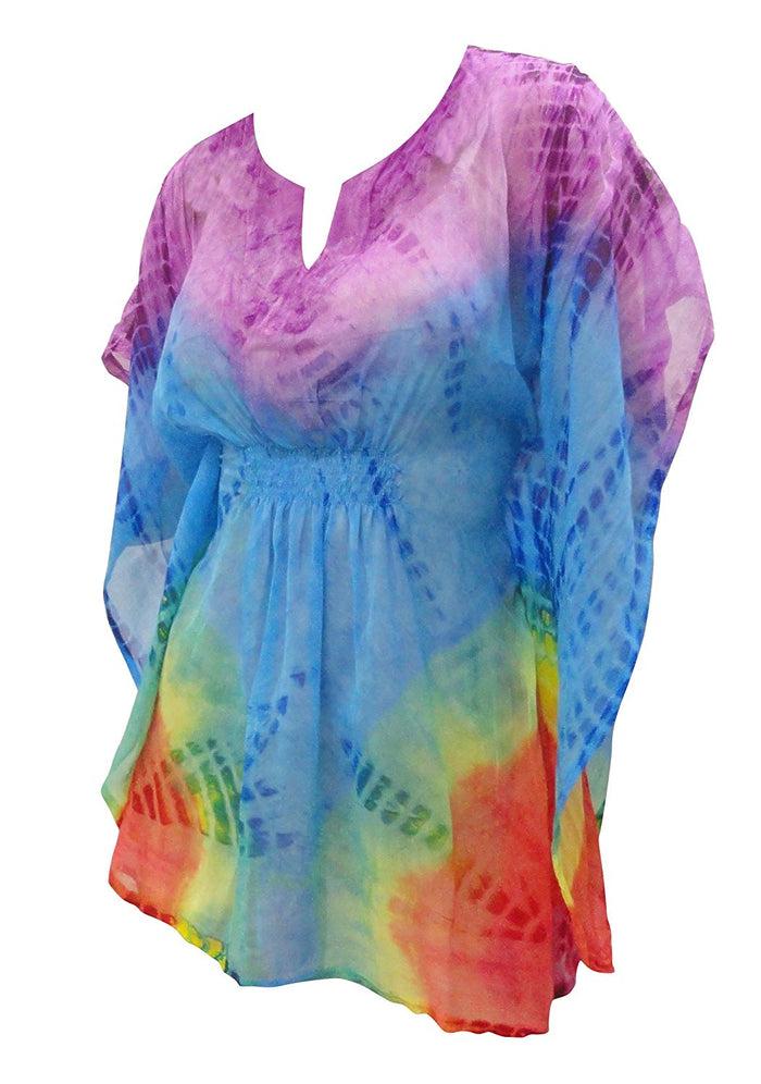 La Leela LA LEELA Bikini Swimwear Swimsuit Beach Cover Ups Women Summer Dresses Printed