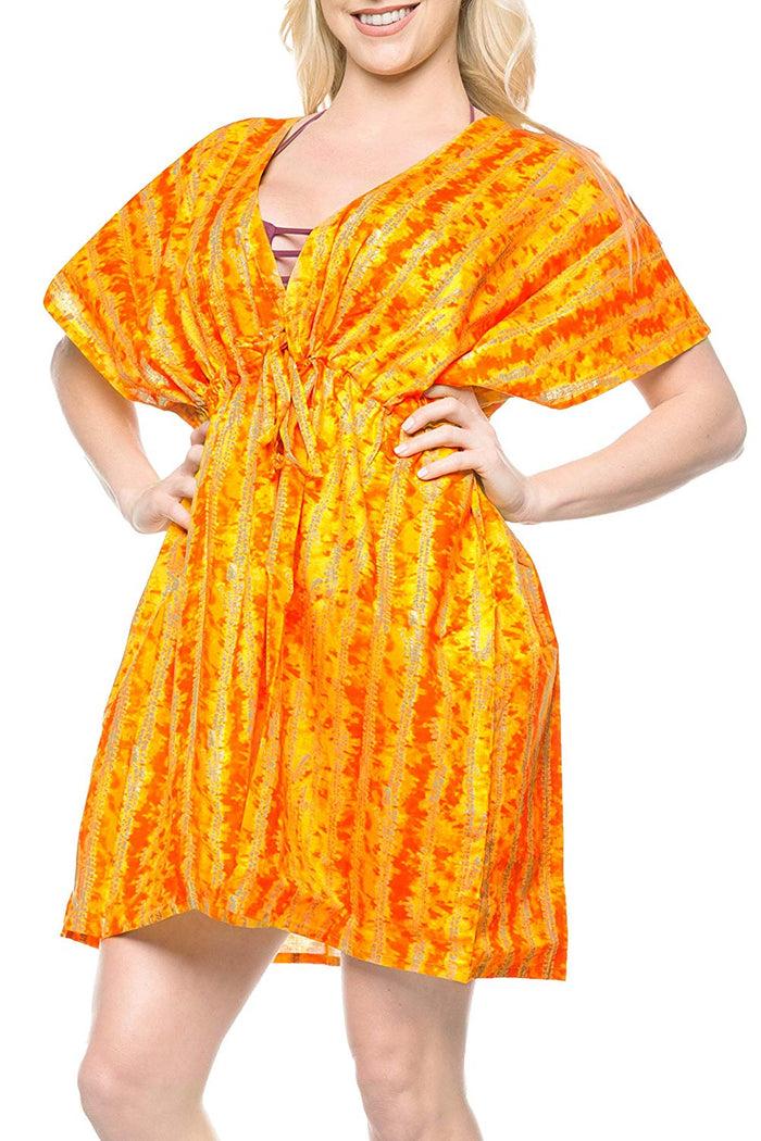 la leela LA LEELA Bikini wear Swimsuit Beach Cardigan Cover-ups Women Dress Digital