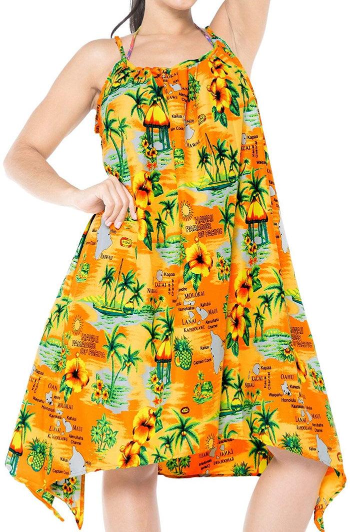 la leela LA LEELA Coverup Beach Bikini wear Swimsuit Kimono Summer Dresses Women Printed