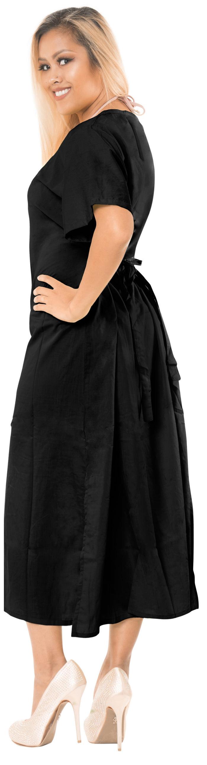 La Leela La Leela Long Button Swimwear Swimsuit Long MAXI Beach Dresss Bikini Cover Up