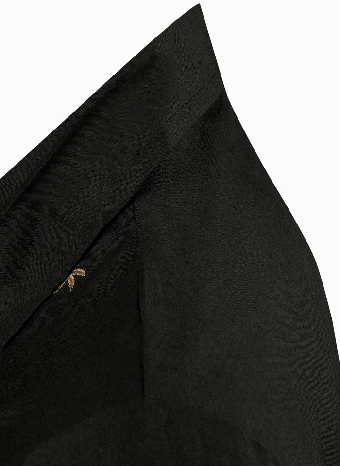 La Leela LA LEELA Men's Beach Hawaiian Casual Aloha Button Down Short Sleeve Halloween Black_W828