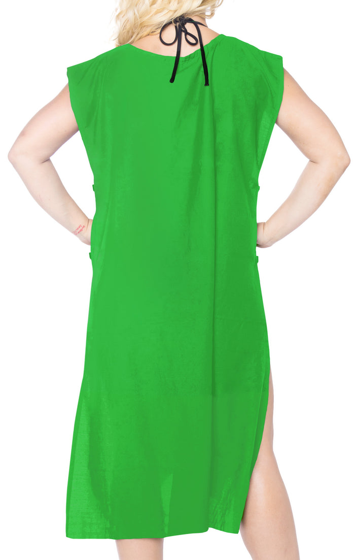 La Leela La Leela Rayon Tie Dye Bikini Swimwear Swimsuit Beach Cover Up Blouse Kimono Pur