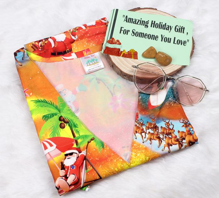 La Leela LA LEELA Santa Claus Bikini Christmas Cover Up Red_X794 OSFM 16-28W[XL- 4X]