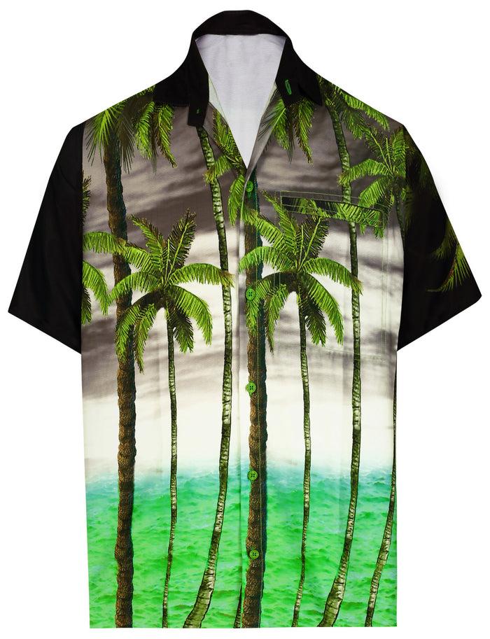 la leela LA LEELA Shirt Casual Button Down Short Sleeve Beach Shirt Men Aloha Pocket shirt Halloween Black_AA167 la leela LA LEELA Shirt Casual Button Down Short Sleeve Beach Shirt Men Aloha Pocket shirt Halloween Black_AA167