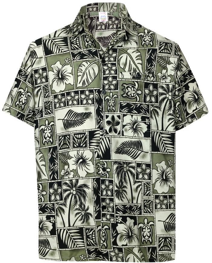la leela LA LEELA Shirt Casual Button Down Short Sleeve Beach Shirt Men Aloha Pocket shirt Halloween Black_W403 la leela LA LEELA Shirt Casual Button Down Short Sleeve Beach Shirt Men Aloha Pocket shirt Halloween Black_W403