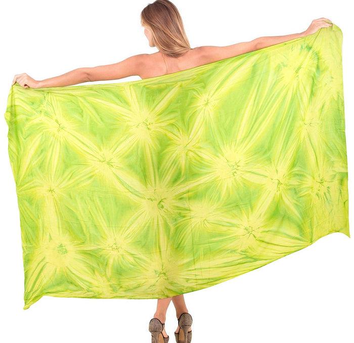 La Leela LA LEELA Swimsuit Cover-Up Sarong Beach Wrap Skirt Hawaiian Sarongs For Women Plus Size Short Half Mini I