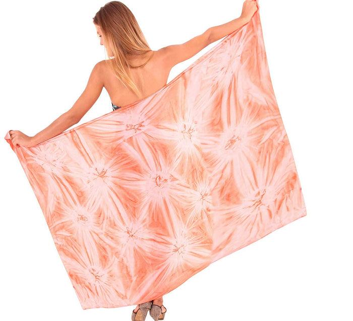 la leela LA LEELA Swimsuit Cover-Up Sarong Beach Wrap Skirt Hawaiian Sarongs for Women Plus Size Short Half Mini I la leela LA LEELA Swimsuit Cover-Up Sarong Beach Wrap Skirt Hawaiian Sarongs for Women Plus Size Short Half Mini I